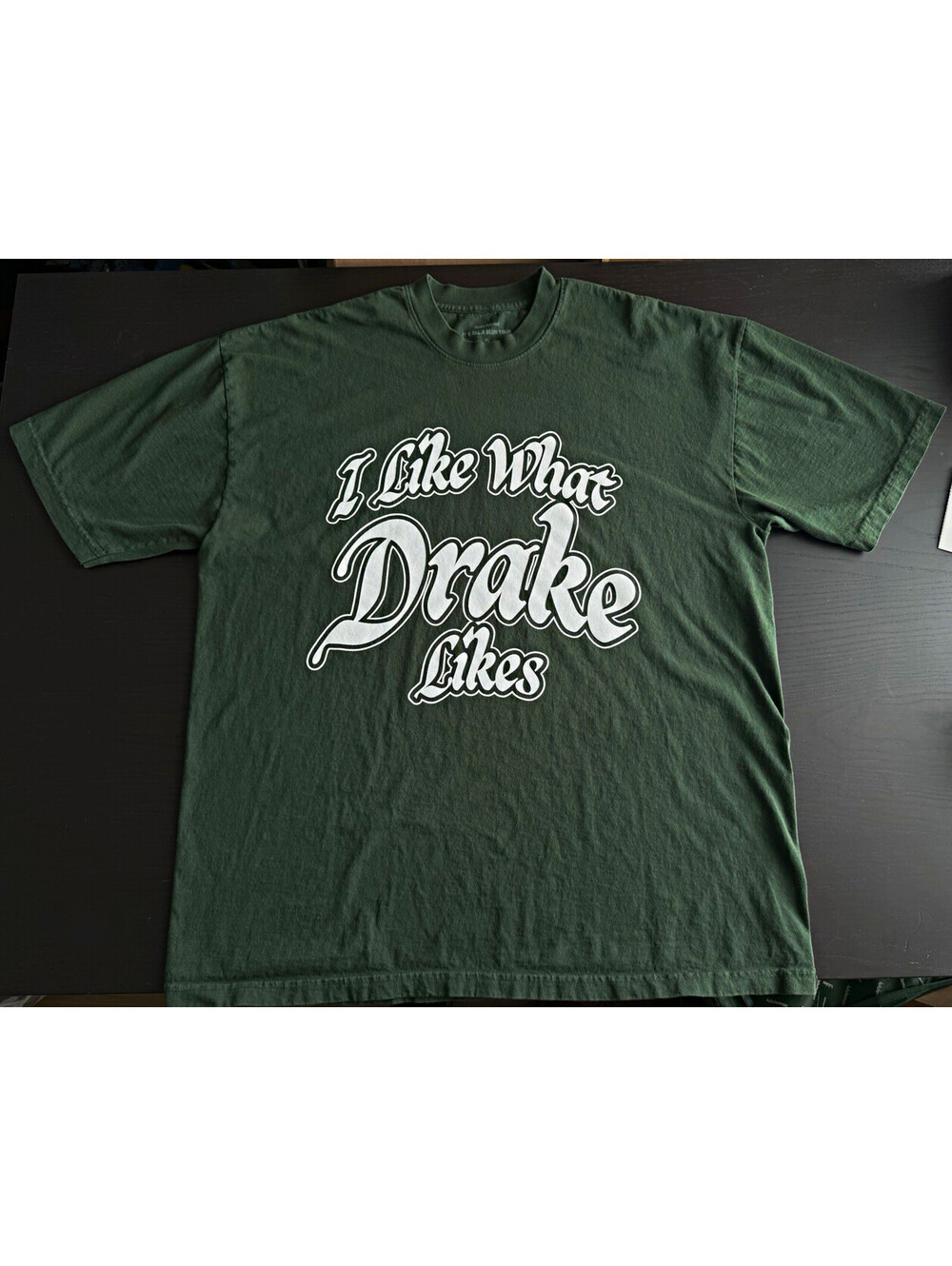 Drake Related It’s All A Blur Tour Shirt XL Green I Like What Drake Likes Merch